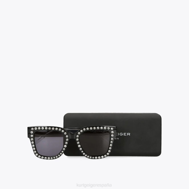 Kurt Geiger mujer gafas de sol joya de londres 2LPR478 | accesorios negro otro